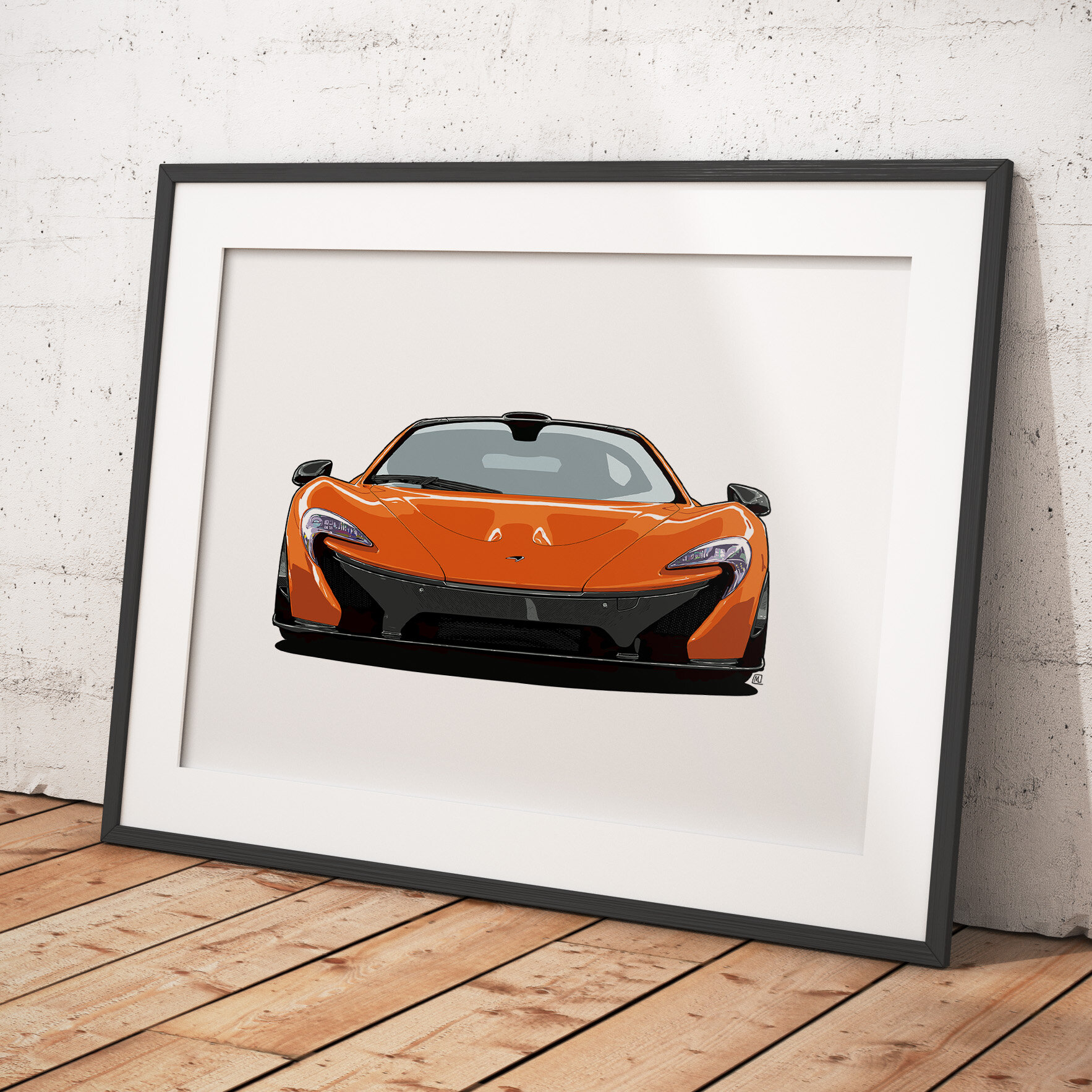 Pagani Zonda R open edition super car artwork print - Different